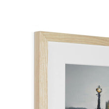 Load image into Gallery viewer, London Southbank on a Snowy Morning Framed & Mounted Print - Heather Bailey Art