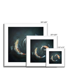Load image into Gallery viewer, Koi in Deep Water Framed & Mounted Print - Heather Bailey Art