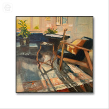 Load image into Gallery viewer, Original oil painting Long Shadows (20x20cm)
