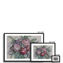 Load image into Gallery viewer, Protea Bouquet Framed &amp; Mounted Print
