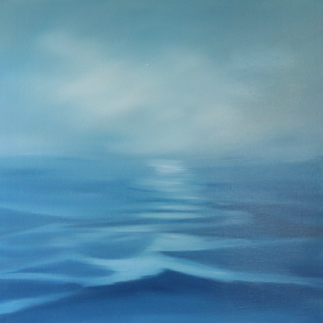 Peace on the Horizon Original oil painting (40x40cm)