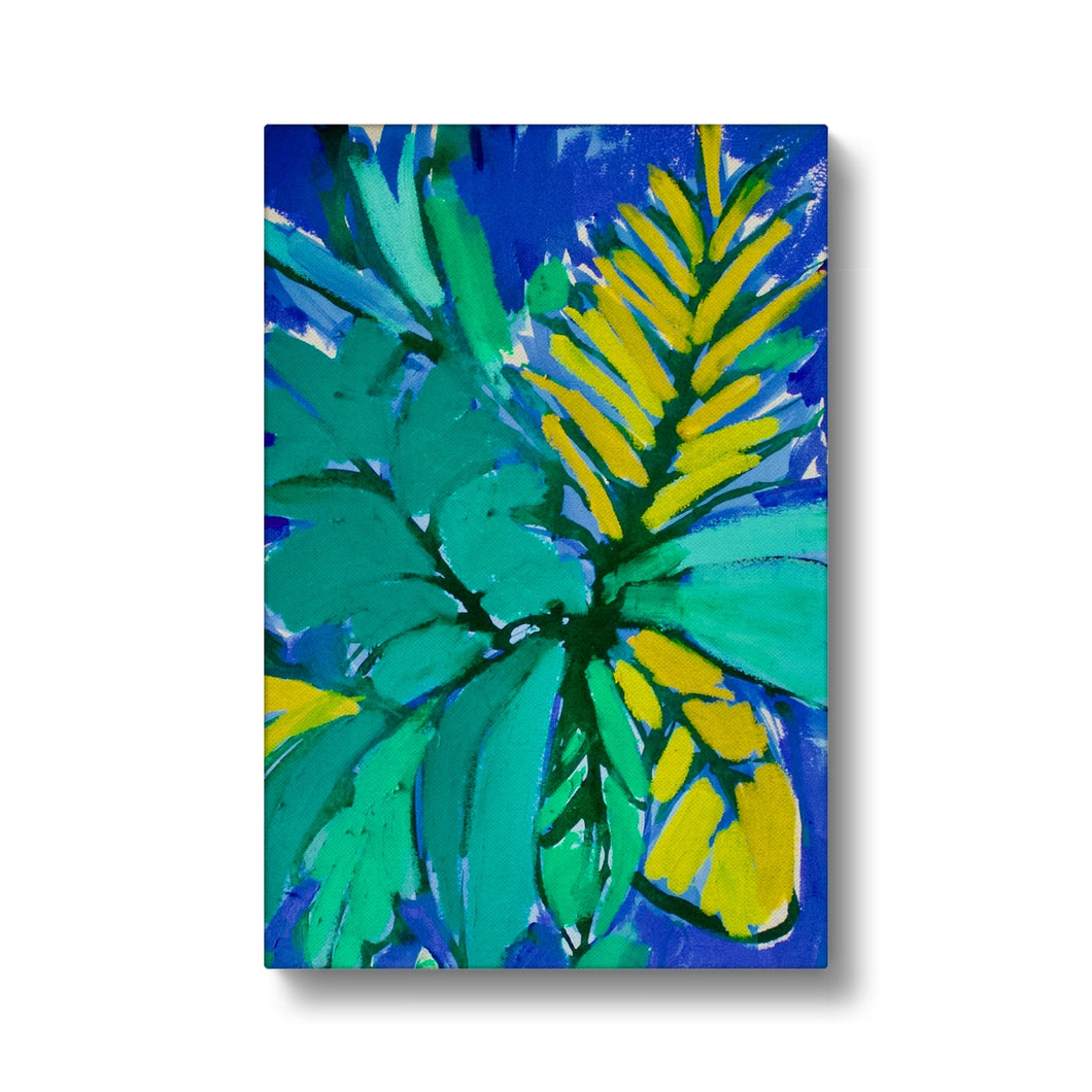 blue tropics Canvas