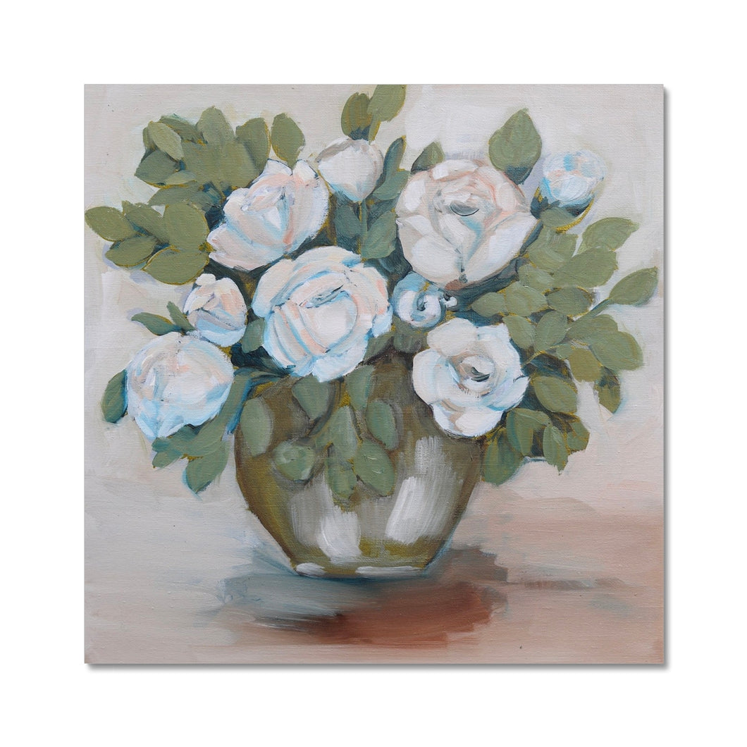 Vase of Roses Fine Art Print