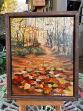Load image into Gallery viewer, Velmead Woods Autumn Original Oil Painting
