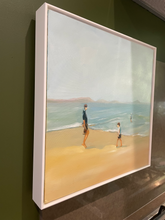 Load image into Gallery viewer, Original Oil on Canvas Three Boys on the Beach
