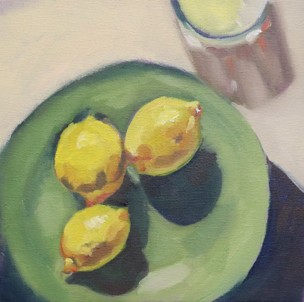 Original Art Oil on Canvas When Life gives you Lemons