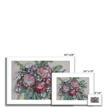 Load image into Gallery viewer, Protea Bouquet Framed &amp; Mounted Print
