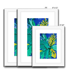 Load image into Gallery viewer, blue tropics Framed &amp; Mounted Print
