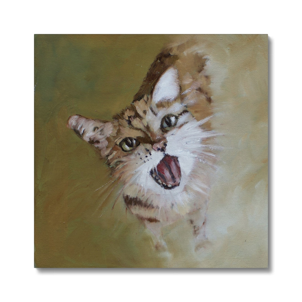 Happy Cat Canvas