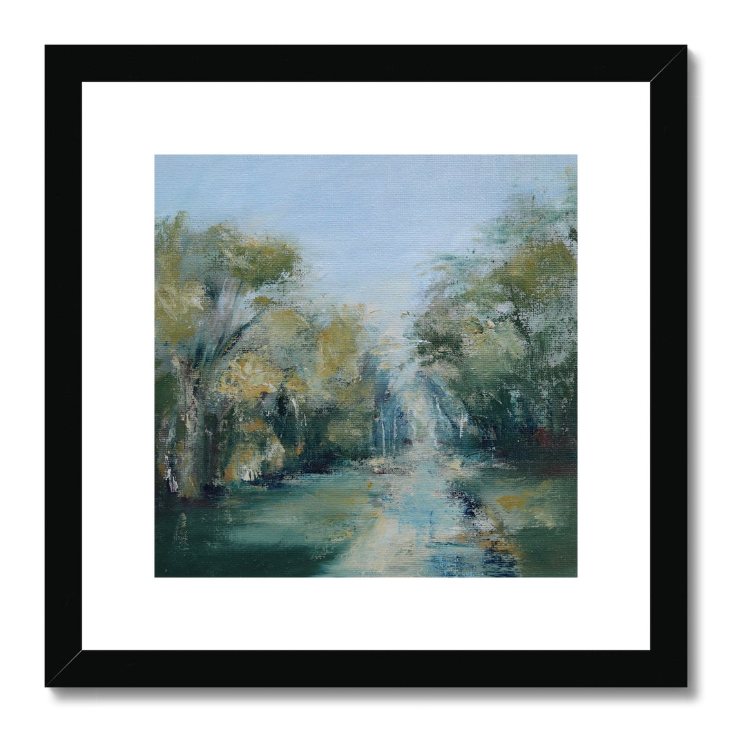 Morning Walks Velmead Woods Framed & Mounted Print