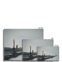 Load image into Gallery viewer, London Southbank on a Snowy Morning Hahnemühle Photo Rag Print
