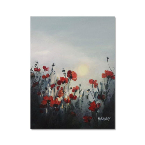 Rememberance Poppies Hahnemühle Photo Rag Print - Heather Bailey Art