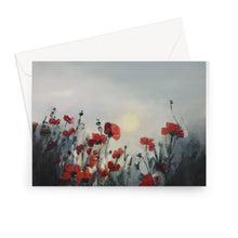 Load image into Gallery viewer, Rememberance Poppies Greeting Card
