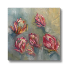 Load image into Gallery viewer, Red Holiday Protea Canvas
