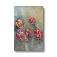 Load image into Gallery viewer, Red Holiday Protea Canvas
