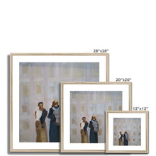 Load image into Gallery viewer, Making Friends Framed &amp; Mounted Print

