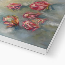 Load image into Gallery viewer, Red Holiday Protea Canvas
