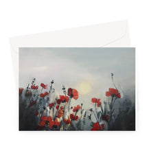 Load image into Gallery viewer, Rememberance Poppies Greeting Card
