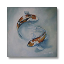 Load image into Gallery viewer, Koi in the Shallows Canvas - Heather Bailey Art
